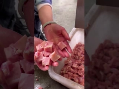 Commercial meat dicing machine