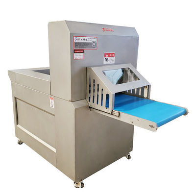 Coupe-viande congelée commerciale, Machine à trancher en acier inoxydable, trancheuse à viande à travail continu de haute qualité