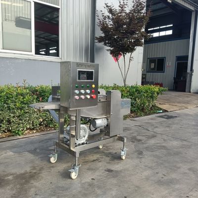Macchine per il pane continuo di carne per le linee di produzione di pezzetti di pollo e di carne