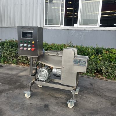 SUS304 Macchina per il pane di pollo fritto Linea di produzione di rivestimento di carne 100 kg/h