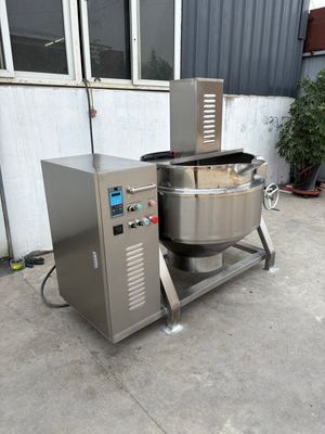 SUS304 Miscelatore a bollitore per la zuppa di marmellata di salsa Agitazione automatica e riscaldamento uniforme