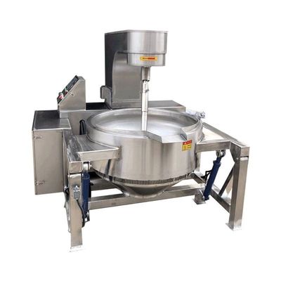 Full-Automatic 100L-1000L Heating Cooking Pot Jacketed Kettle with Mixer