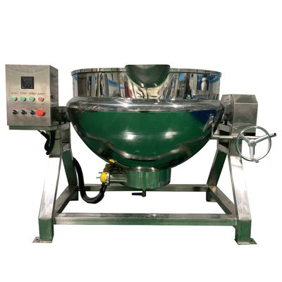 Full-Automatic 300L Industrial Cooking Kettle With 1.5 KW Stirring Power