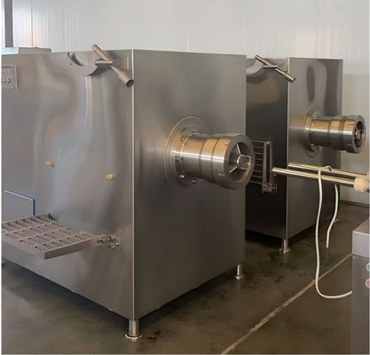 Stainless Steel Industrial Meat Grinder Machine For Frozen And Fresh Meat Processing Capacity 200-500 Kg/h
