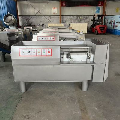 High Capacity Frozen Meat Cube Cutter For Sausage And Meat Product Processing