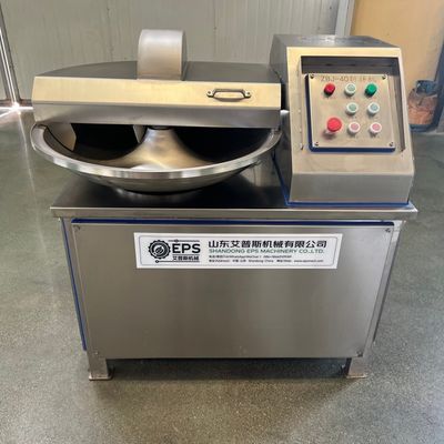 Sausage Processing Line Commercial 40L Frozen Fresh Meat Bowl Cutter Chooper Mixer