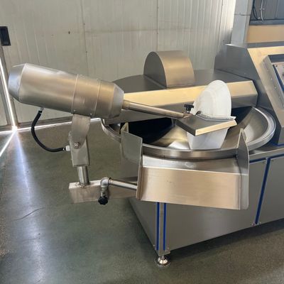 Commercial 80L Stainless Steel Fully Automatic Bowl Cutter Meat Chopper for Food Processing