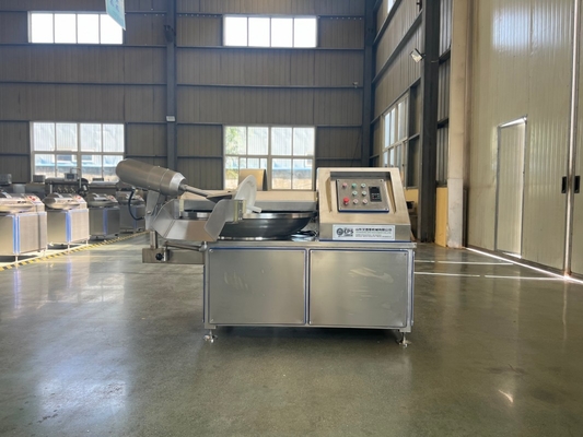 500kg/H - 2000kg/H Bowl Cutter Chopper Machine For Efficient Processing Of Meat Fish Balls And Paste