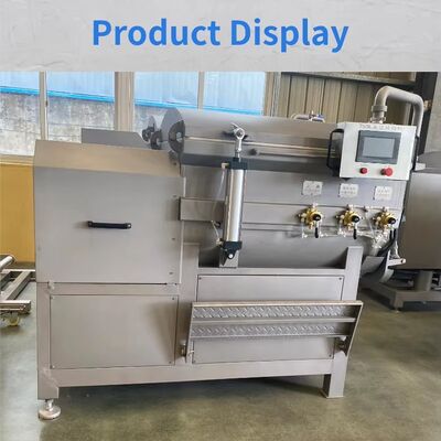 Automatic Sausage Line Vacuum 750L Meat Vegetables Stuffing Mixing Machine With Esay Operate