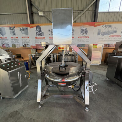 Electric Heating Semi-automatic Planetary Jacketed Kettle Efficient Sandwich Pot with Agitator Mixer