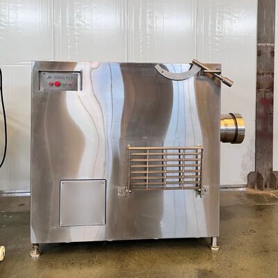 Tritacarne elettrico industriale resistente SJR-D250 1500-5000 kg/h per impianto di produzione continua