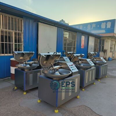 60L Low Noise Energy Saving Bowl Cutter Meat Chopper Quiet Motor Machine for Supermarket Kitchen