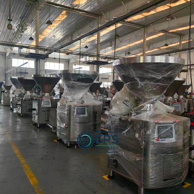 Variable Speed Vacuum Sausage Stuffer PLC Control Sausage Filler With Adjustable Filling Weight
