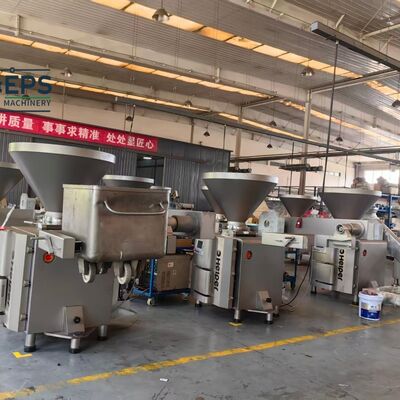 ZKG-6500 SUS304 Vacuum Sausage Stuffer Self-contained Elevator Vacuum Sausage Making Filling Machine