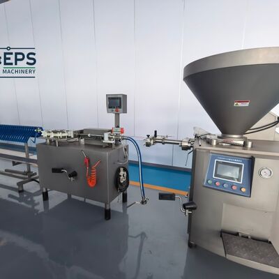 Sausage Filling Line Factory Direct Vacuum Vane Filler High Speed Twister Hanger Low Noise Energy Saving