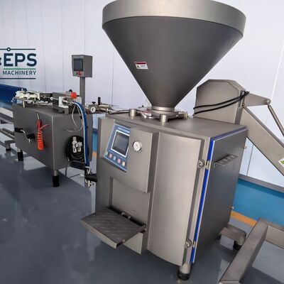 Sausage Making Line Vacuum Vane Filler Self Twist Linking Machine Sausage Hanger Casing Saver 5-10000g