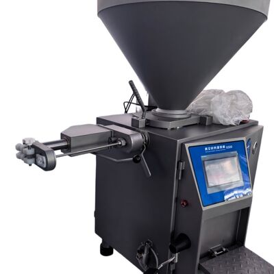 Sausage Filling Line Vacuum Vane Filler High Speed Twister Hanger PLC Control 9000kg/h for Meat Plants