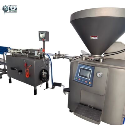 Sausage Filling Line Vacuum Vane Filler High Speed Twister Hanger PLC Control SUS304 for Sausage Factories