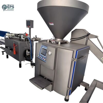 Sausage Making Line Vacuum Vane Filler Twisting Hanging Machine Continuous Automatic Casing Saver 9000kg/h